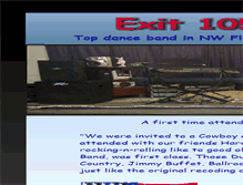 Tablet Screenshot of exit105band.com